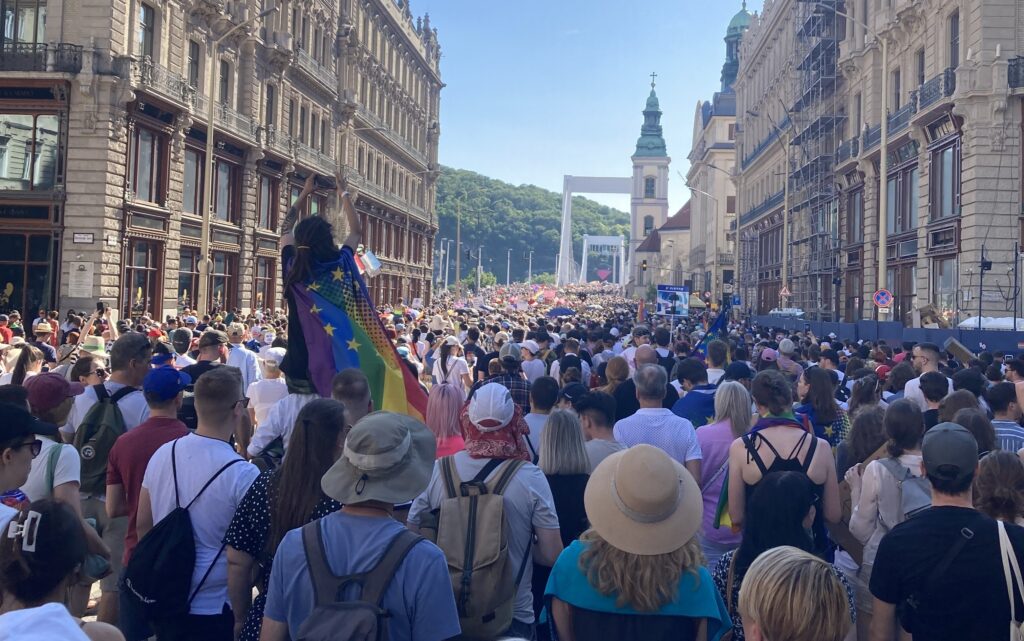 Elsőprideozóként Budapest szabadságünnepén